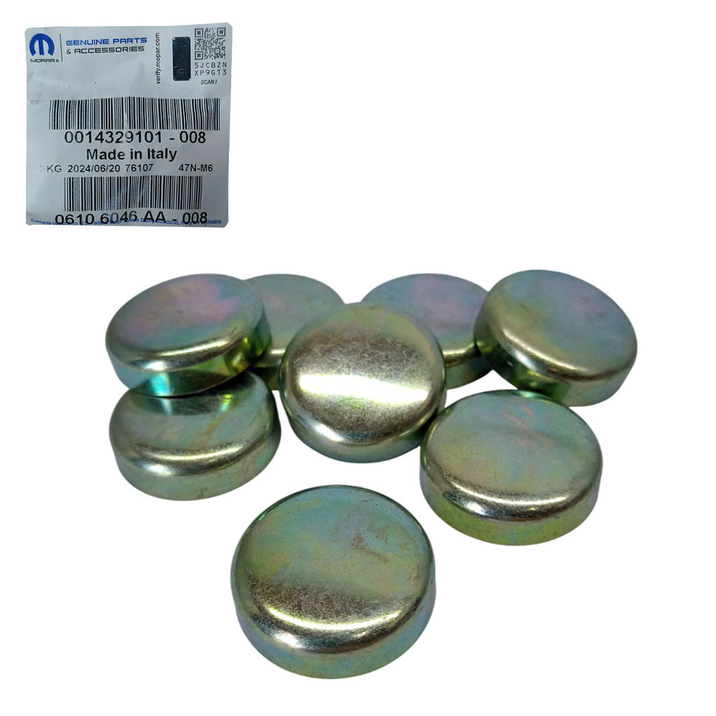 Kit 8 Selo Bloco Motor 30mm Original Fiat Uno 1985 a 2021