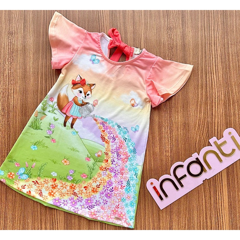 Vestido Infantil Menina Verão Malha Fresh 82920 Infanti