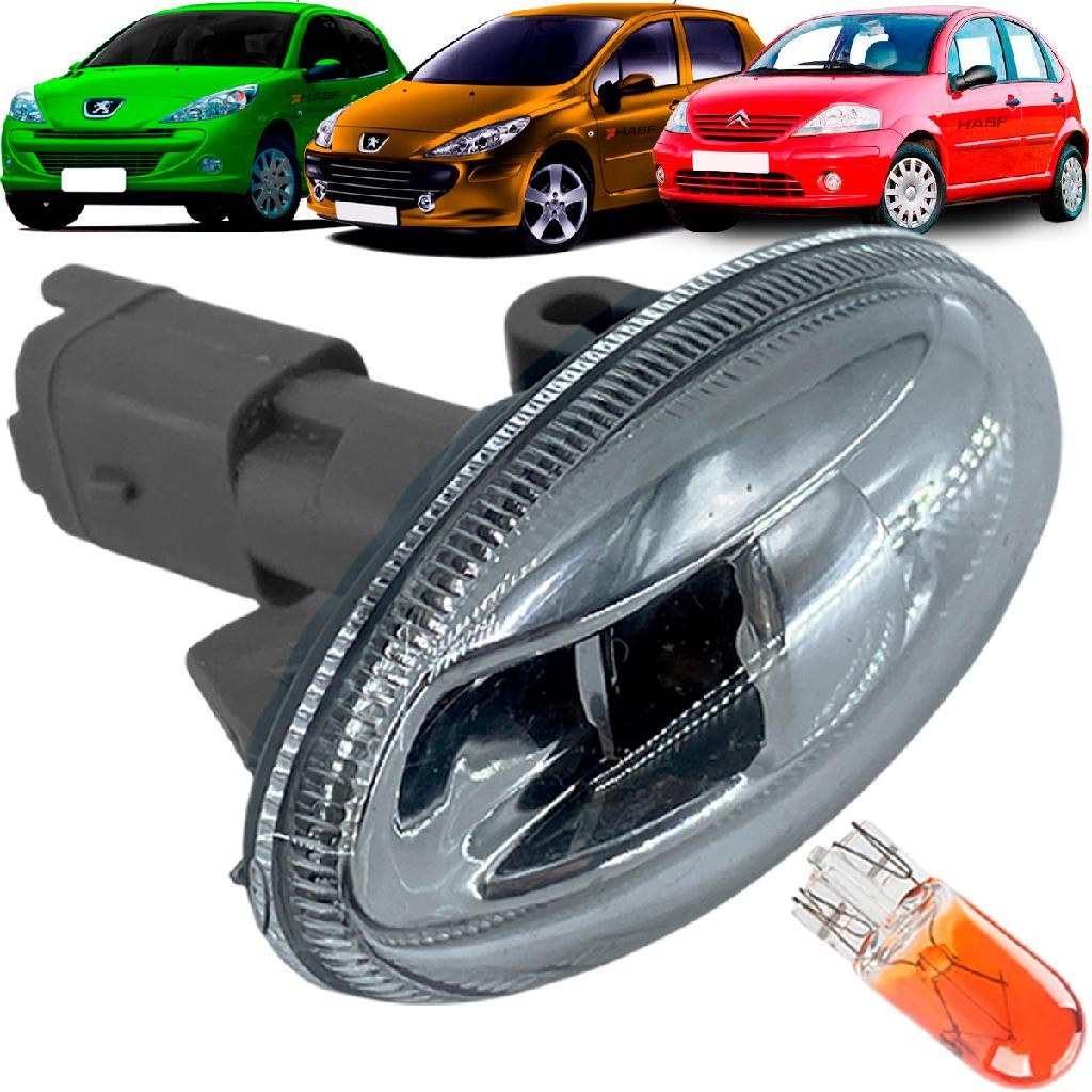 Lanterna Pisca Lateral Paralama Peugeot 206 207 307 Hoggar Partner Expert Citroen C3 C4 Jumpy XsaraPicasso