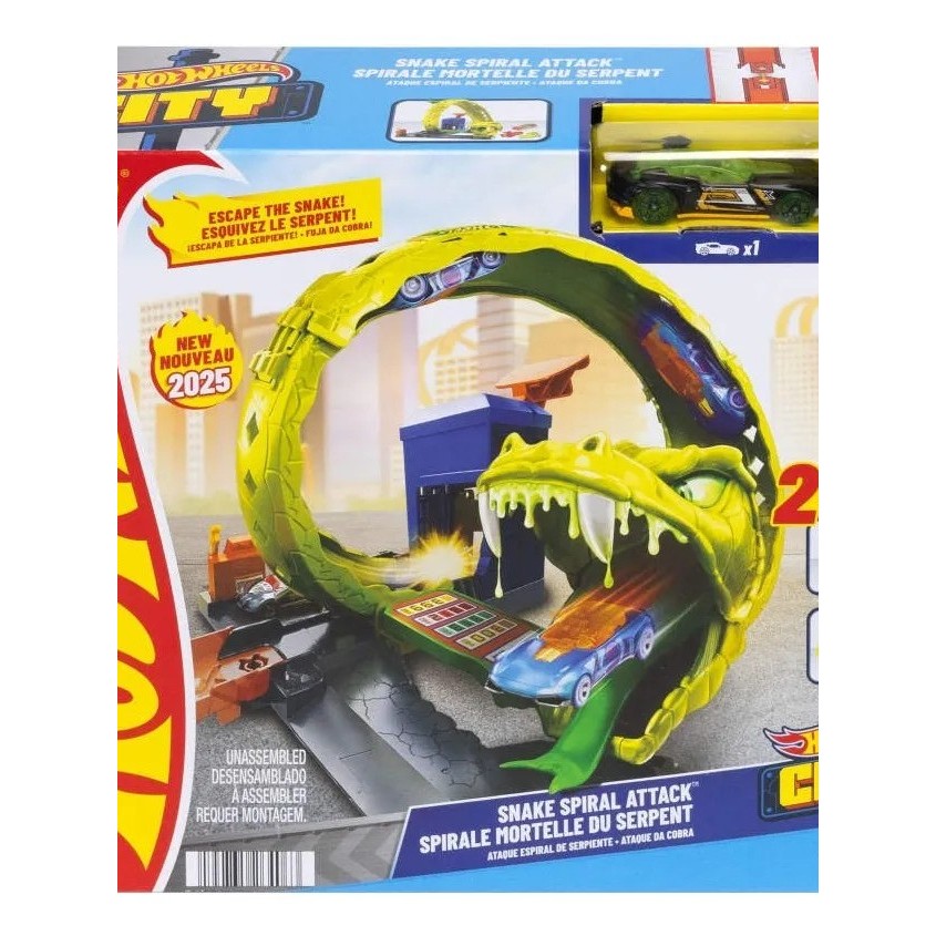Hot Wheels Pista De Brinquedo Ataque De Cobra