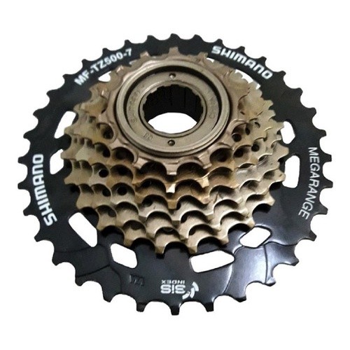 Catraca Roda Livre Shimano Rosca Tz500 7v Megarange 14/34 Dentes