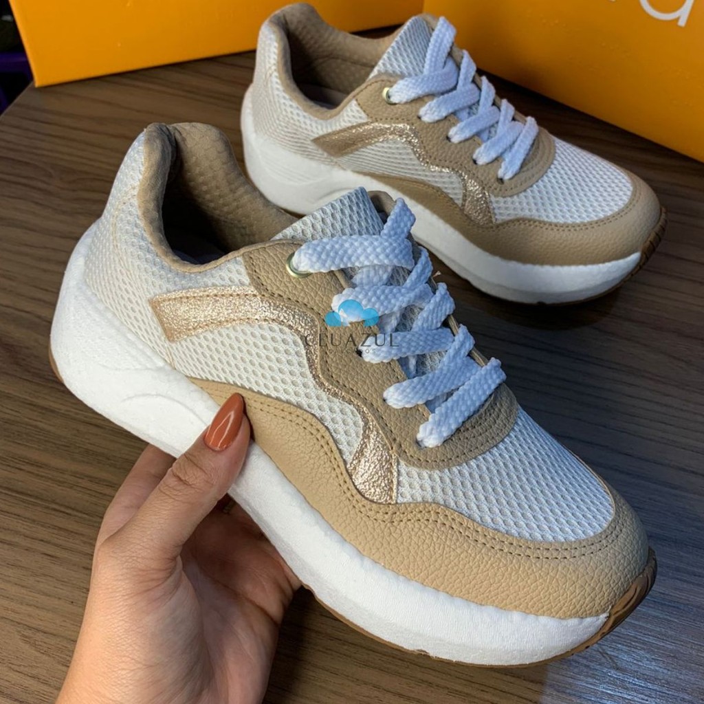 Tênis Beira Rio Casual Feminino Estilo Conforto Leveza Lançamento Solado EVA · foto 2
