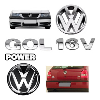 Kit Emblemas Gol 16v + Power - G3 Geração 3 em Oferta na Shopee