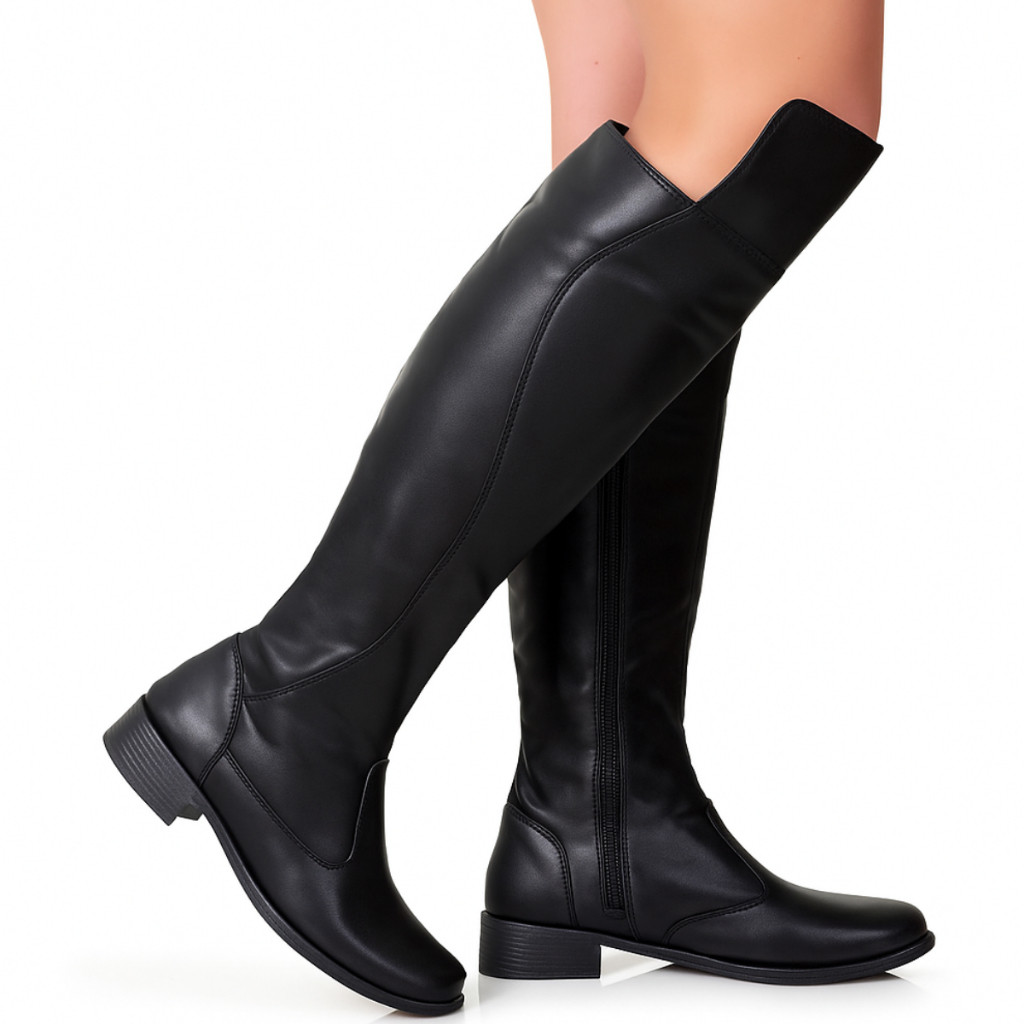 Bota Over Knee Acima do Joelho Cano Alto Ate A Coxa