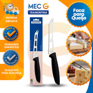 Faca Para Queijo Aço Inox 6 Polegadas Fatiar Cortar Tramontina em Oferta na Shopee