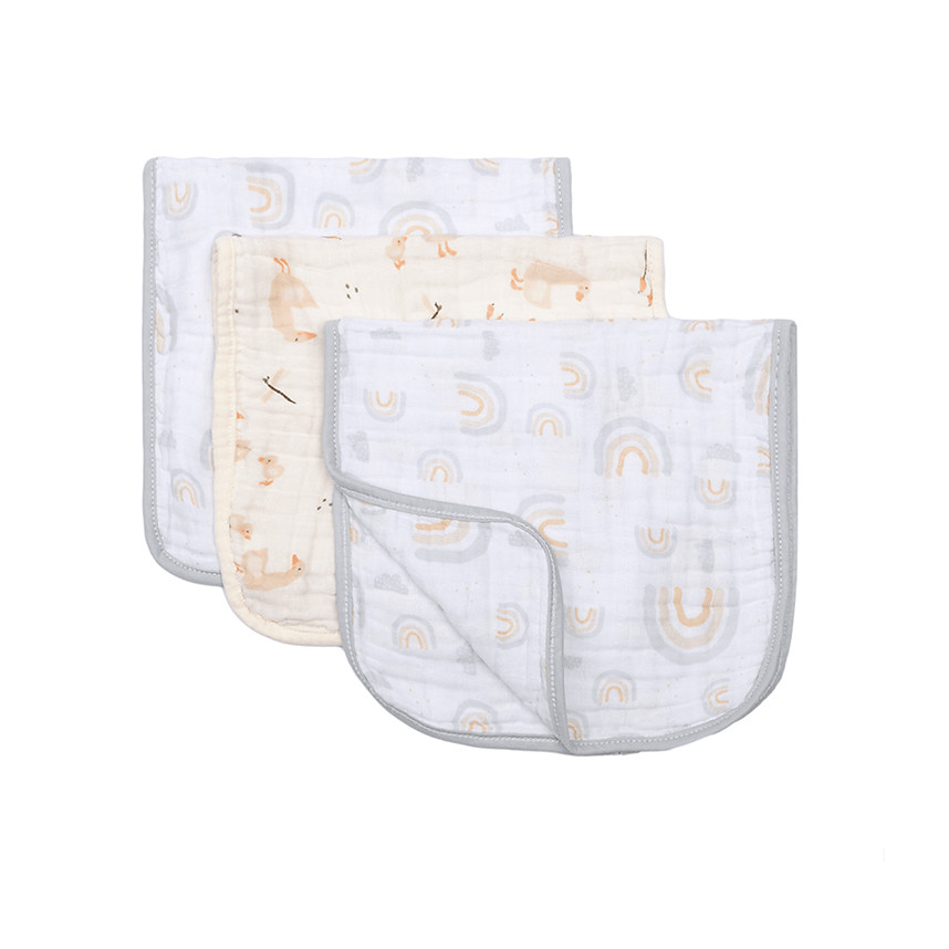 Pano De Boca E Ombro Papi Soft Estampa Patinhos 3 Peças em Oferta na Shopee