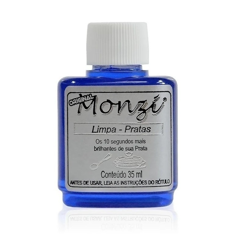 Monzi Limpa Pratas 35ml em Oferta na Shopee