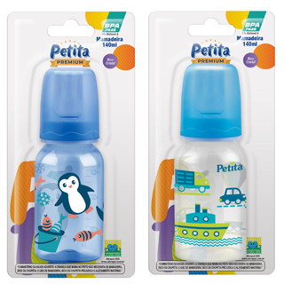 Mamadeira Sortidas bebe Premium 140ML Bico Silicone Petita em Oferta na Shopee