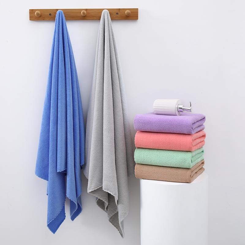 Toalha De banho e Rosto Microfibra , Natação Cabelo, Academia ,Praia, Social Secagem Rápida em Oferta na Shopee