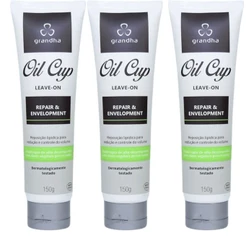 Grandha Oil Cup Leave-on 150g Finalizador Combo C 3 Unidades