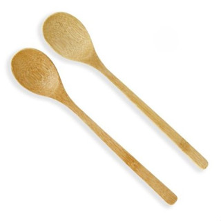 Kit 2 Colheres de Bambu 22cm em Oferta na Shopee