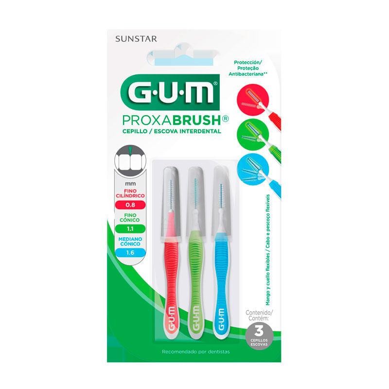 Escova Interdental G.U.M Proxabrush 3 Unidades em Oferta na Shopee