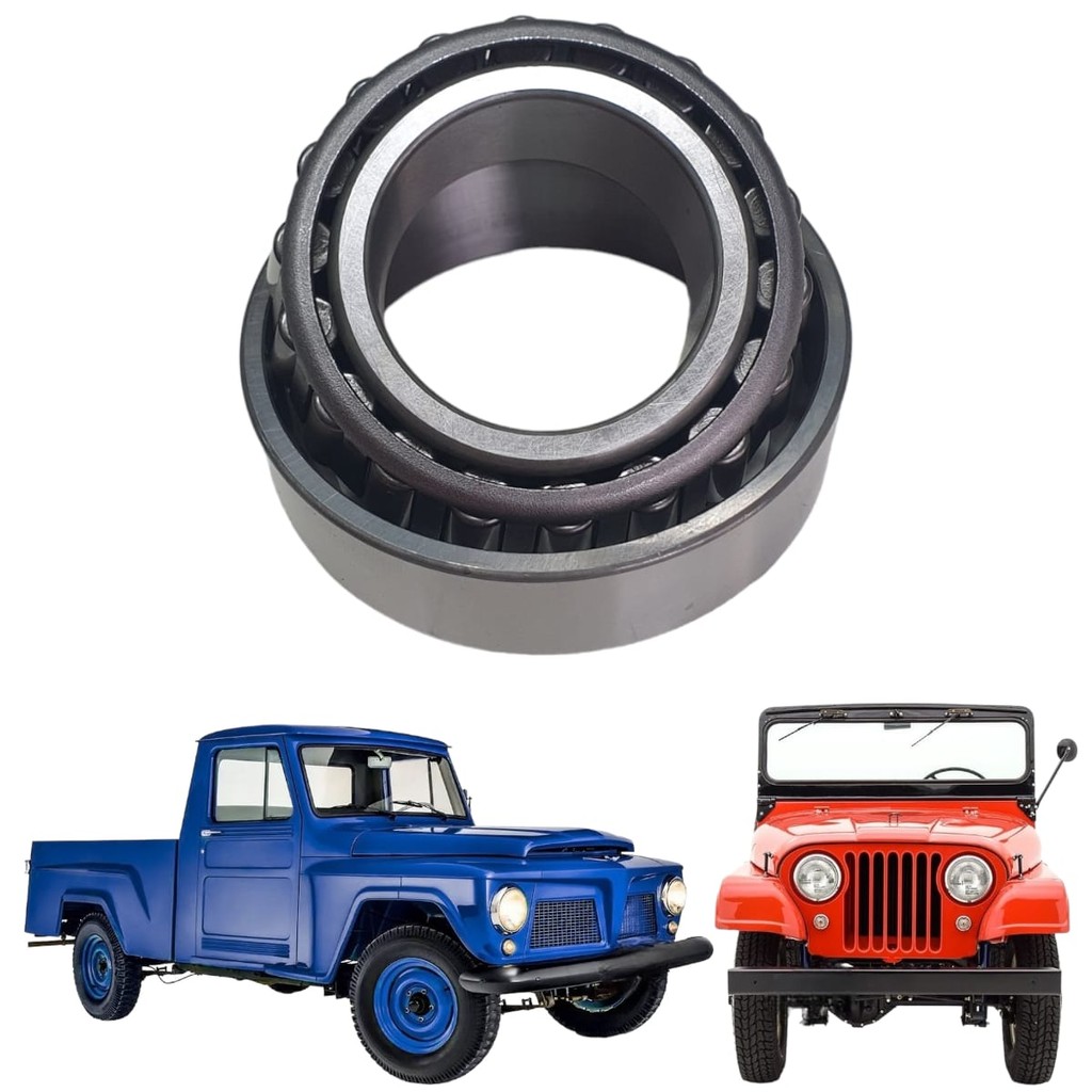 Rolamento Lateral Da Coroa / Pinhão Jeep / Rural / F 75 / F 100 / Maverick Ford Willys