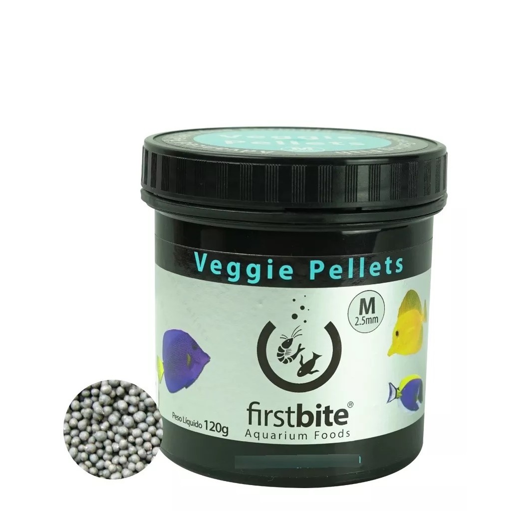 Ração Bcuk First Bite Veggie Pellets 120g - Grao 1,0mm S