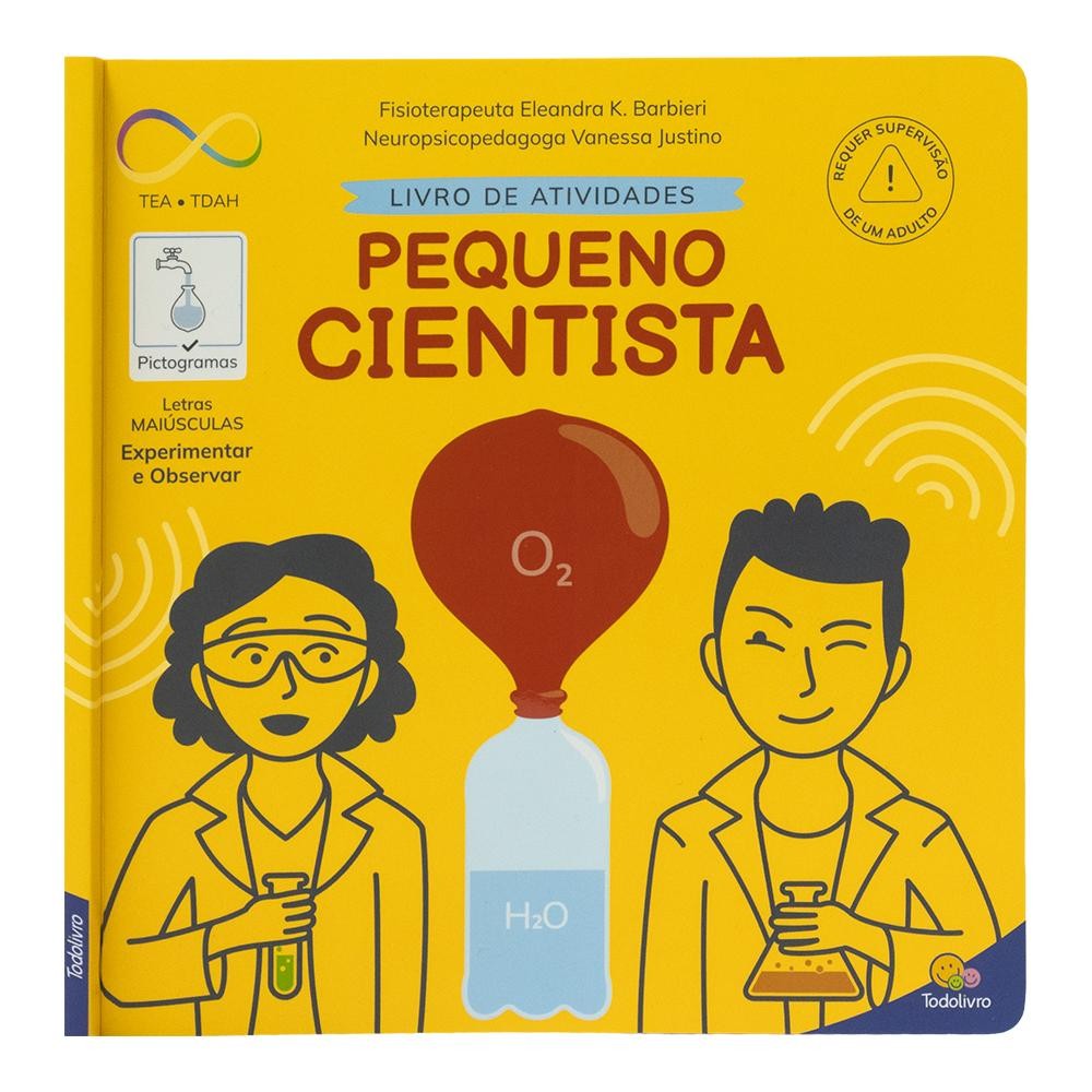 Livro Neurodiversidade Livro de Atividades: Pequeno Cientista - Livros Sorocaba