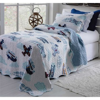 Colcha Cobre Leito Solteiro Infantil Rozac Patchwork Teen Kids Dupla Face Original