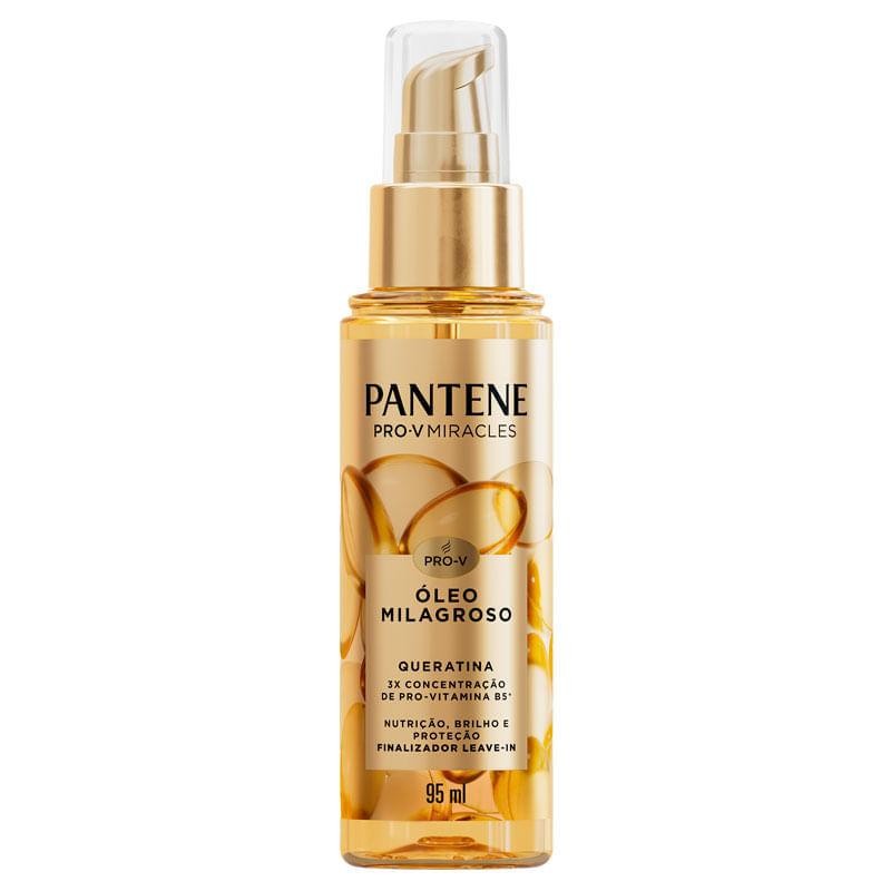 Óleo Capilar Milagroso Pantene Pro-v Miracles Queratina 95ml em Oferta na Shopee