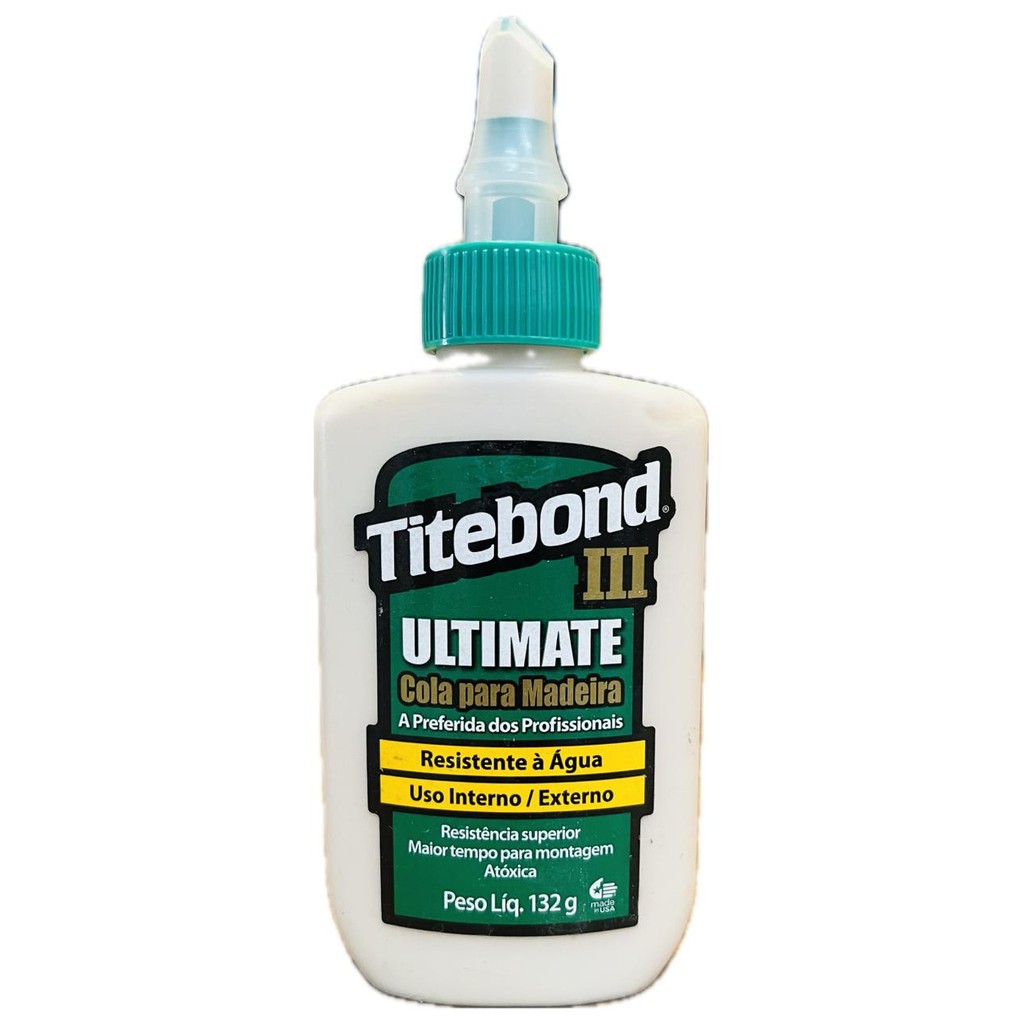 Cola Titebond Ultimate 3 Madeira Marcenaria extraforte 132g
