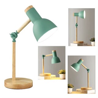 Luminária de Madeira para Mesa Escritório Sala Leitura Luz Suave Oasis OIH-4702