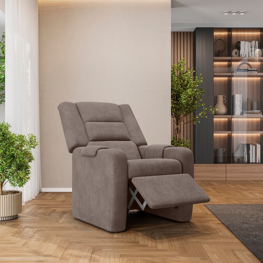 Poltrona do Papai Mônica Yescasa Bege em Oferta na Shopee