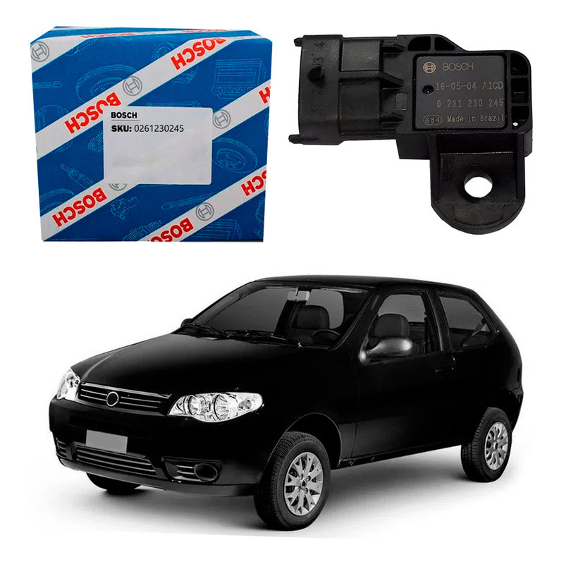 Sensor Map Bosch Palio 1.0 1.4 2004 A 2010 em Oferta na Shopee