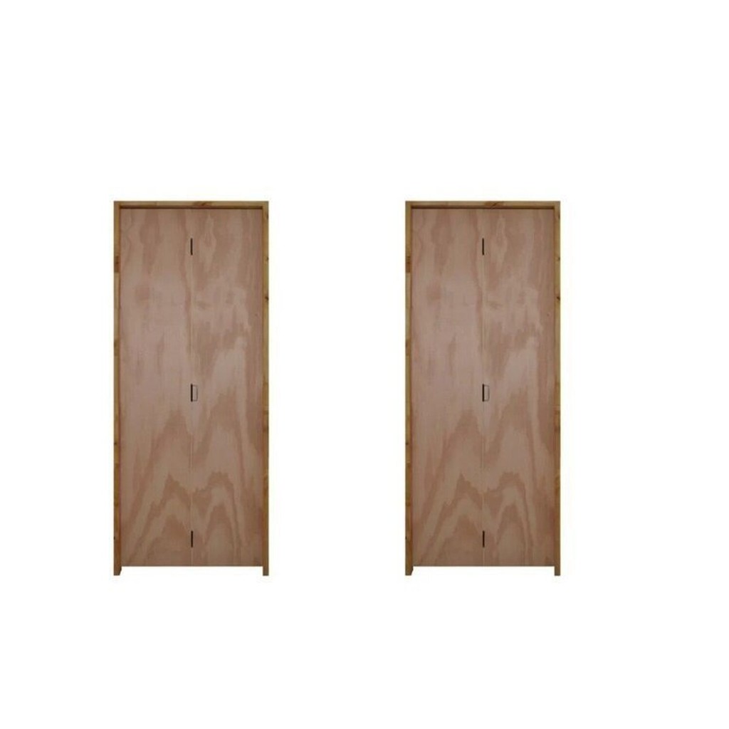 Kit com 2 Kit Portas de Madeira Camarão 210x82cm Batente 11cm Rodam em Oferta na Shopee
