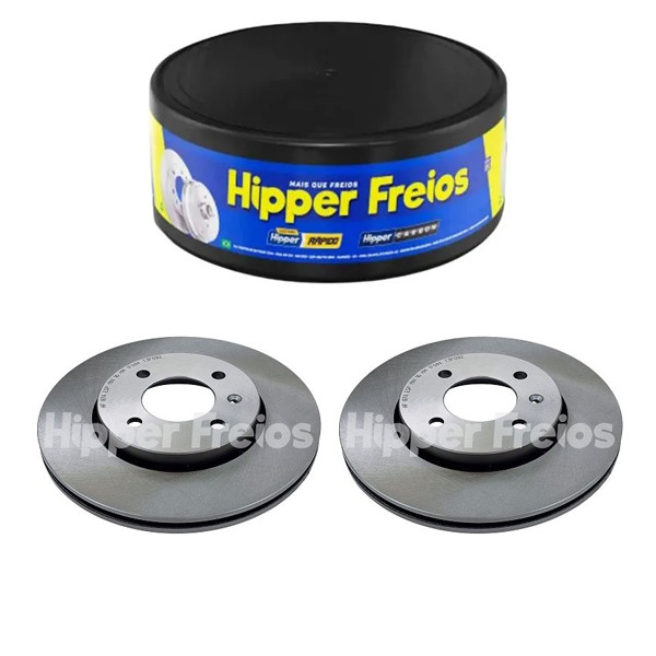 Par Disco Freio Ventilado VOYAGE 2008 a 2023 Hipper Freios em Oferta na Shopee