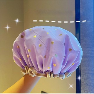 Touca de Banho de Camada Dupla Plastificada Moda Amor em Oferta na Shopee