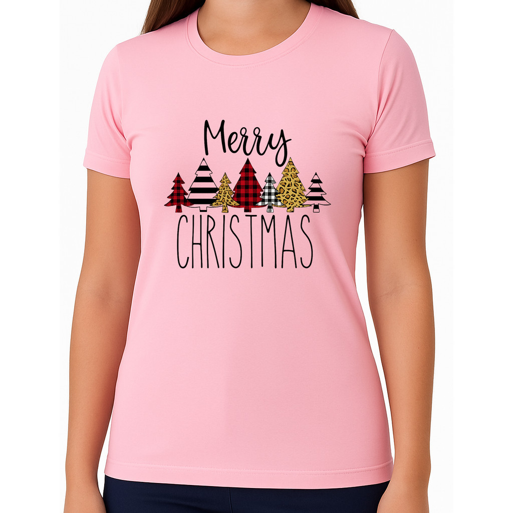 Camiseta Preta Merry Christmas – Confortável, Estilosa e Festiva