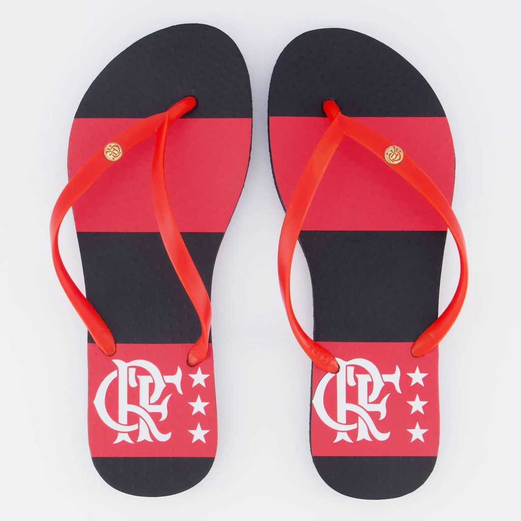 Chinelo Flamengo Manto 81 Feminino Preto e Vermelho em Oferta na Shopee