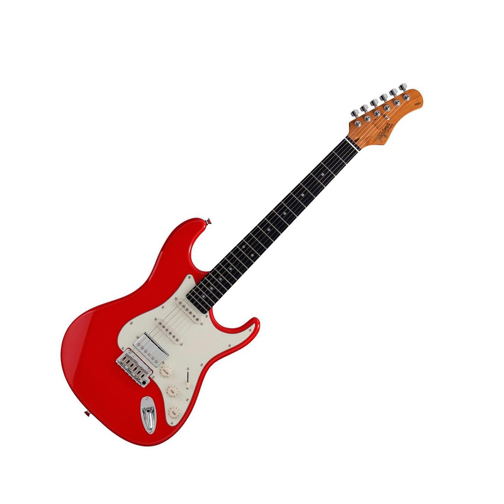GUITARRA TAGIMA STRATOCASTER 2S 1H ESCALA ESCURA T-640 SUPER FR - FIESTA RED
