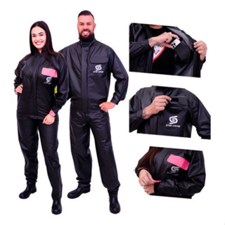 Capa De Chuva Motoqueiro Motoboy Moto Conjunto Impermeável em Oferta na Shopee
