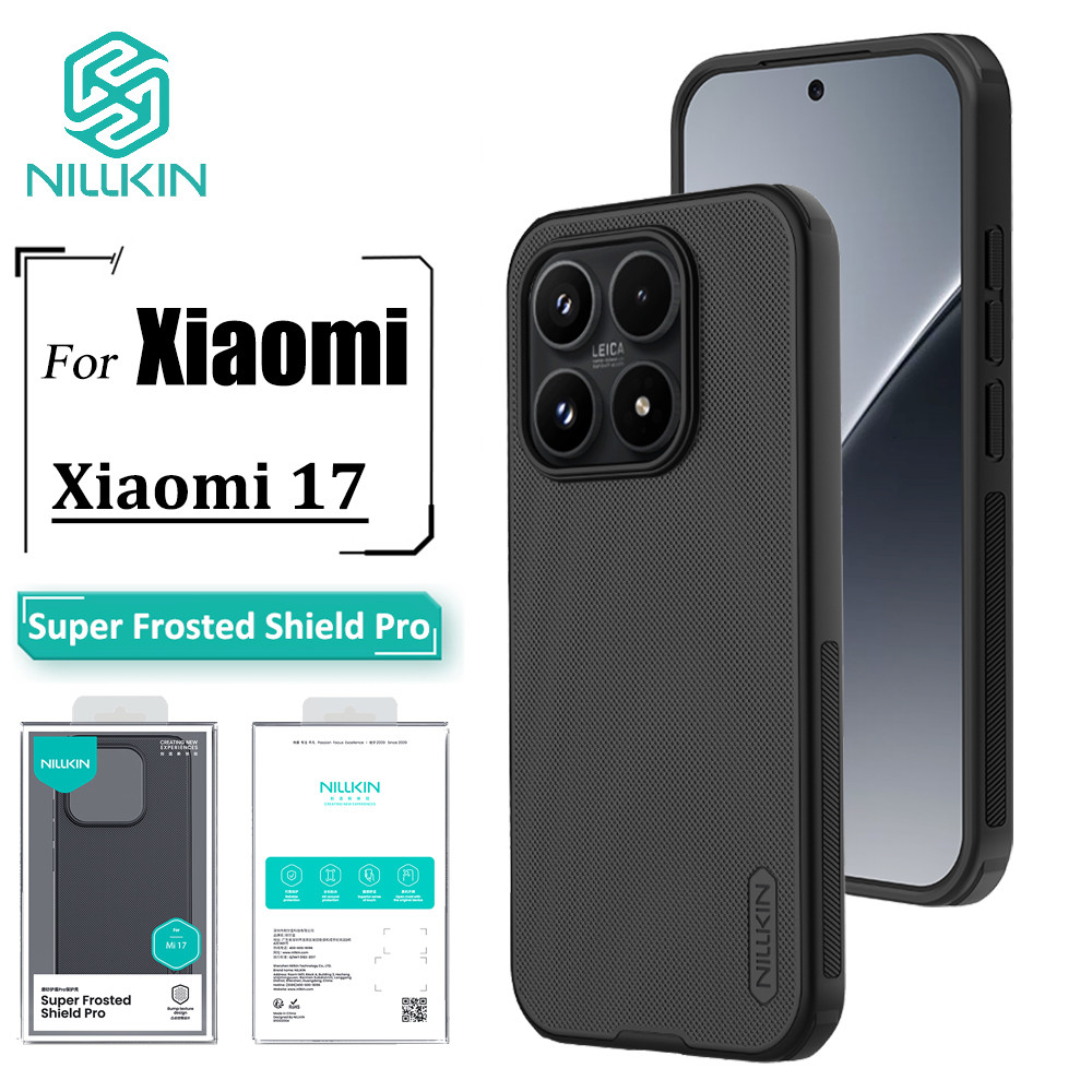 Nillkin Shield Pro Capa De Telefone Para Xiaomi 17/17 Max Ultrafina Anti Impressão Digital À Prova De Choque Traseira Ca