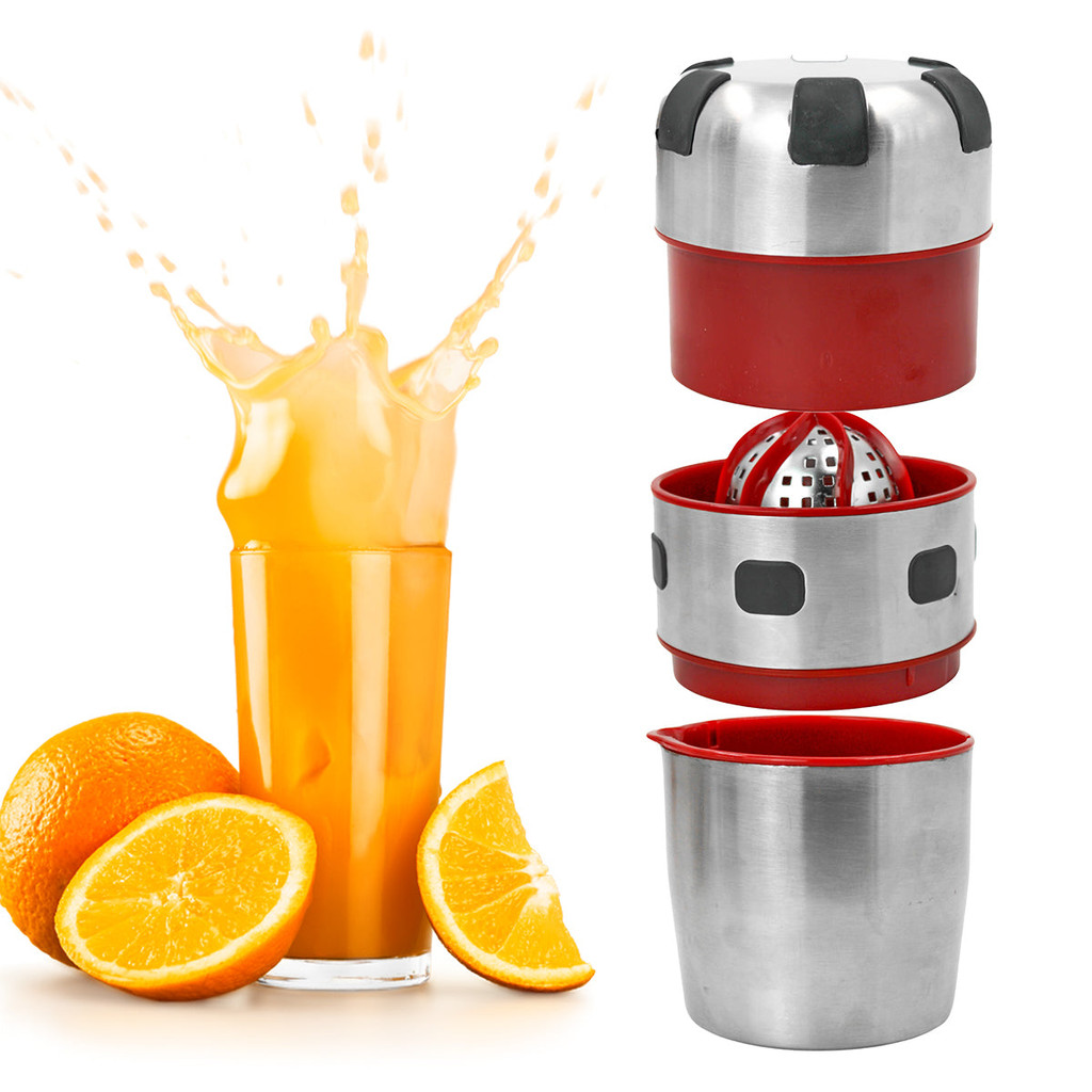 Espremedor Amassador Cortador de Frutas e Verduras Aço Inox