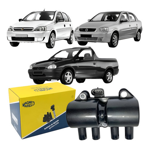 Bobina De Ignição Corsa 1.0 1.4 1.6 Mpfi 4 Pinos 97/03 Bi0013mm em Oferta na Shopee