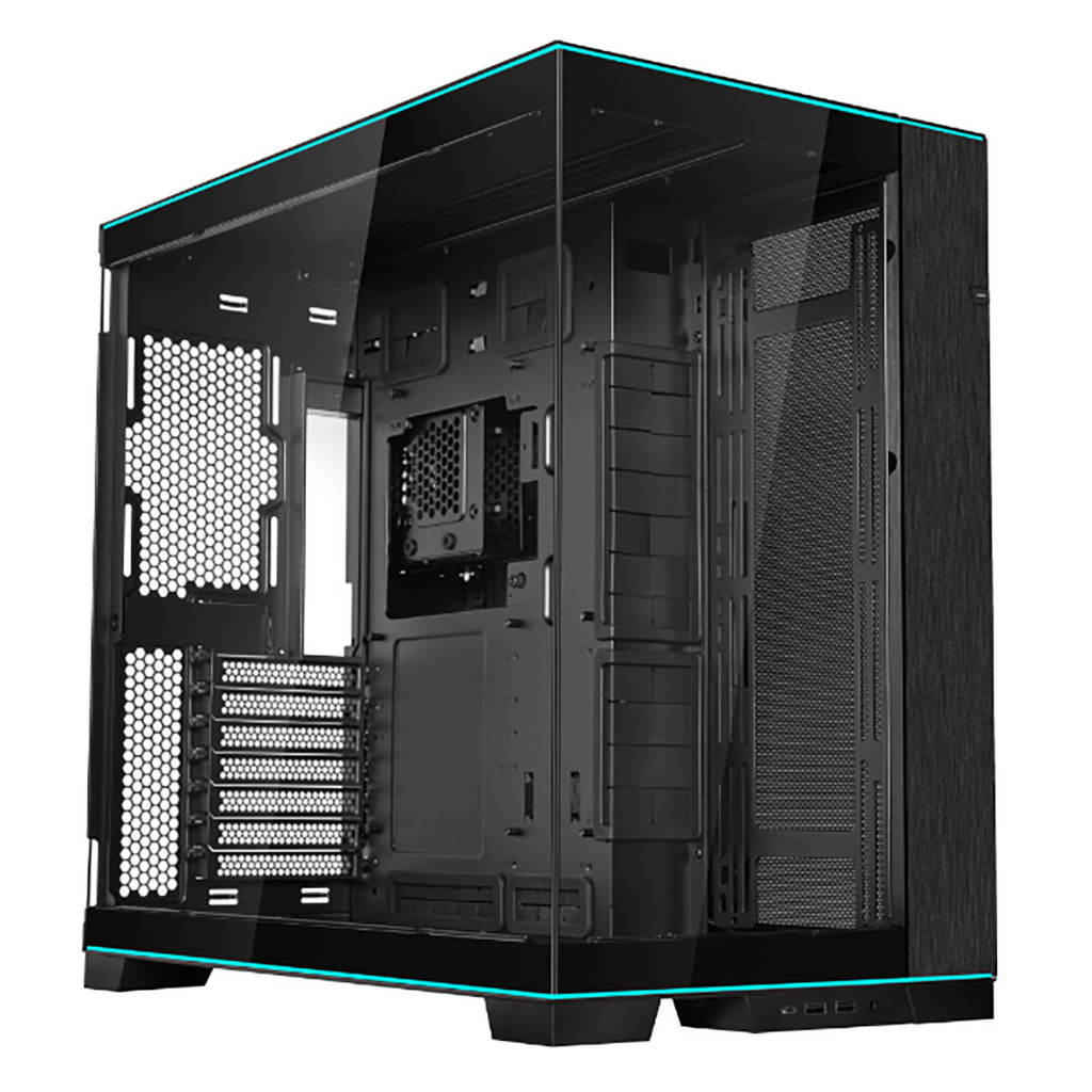 GABINETE GAMER SEM FAN SEM FONTE LIAN LI O11 DYNAMIC EVO RGB PRETO - O11DERGBX BLACK