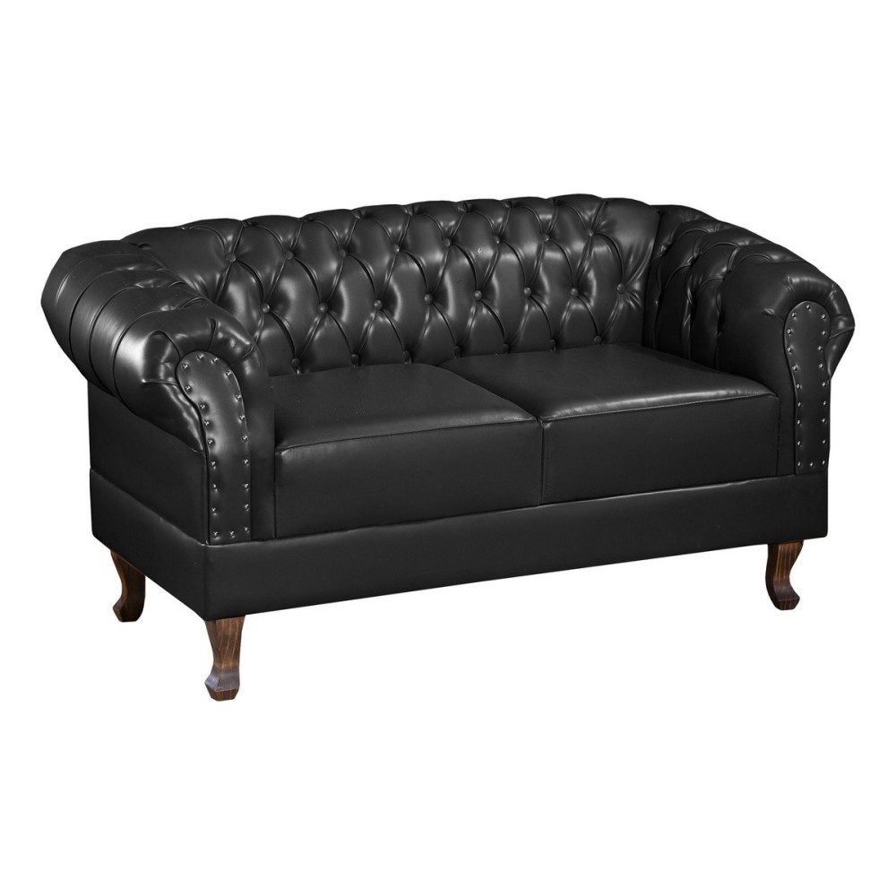 Namoradeira Duque Chest 2 Lug Courano Preto