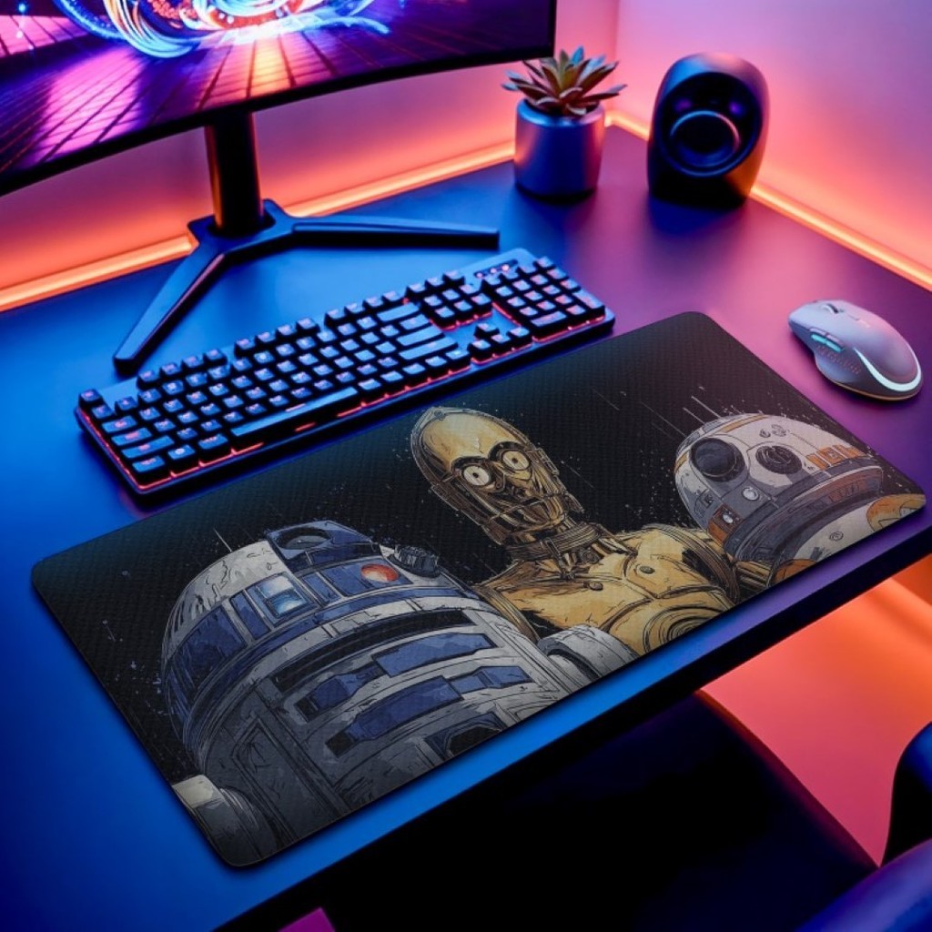 Mousepad 80x30 Cultura Nerd Profissonal Gamer DEskpeed Rapido Mouse Pad Grande RGB