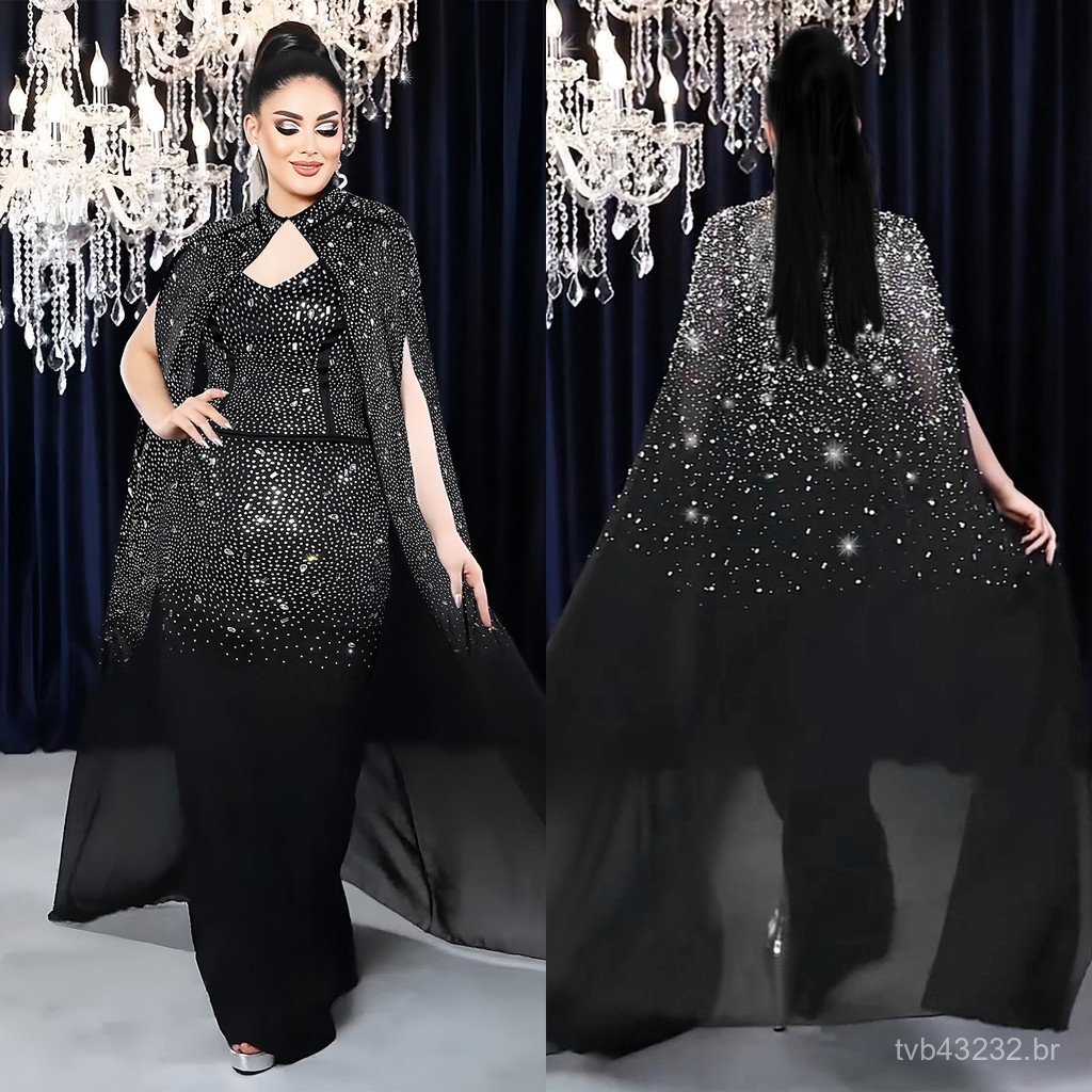 Transparente transparente diamante saco moda feminina Hip vestido quente europeu americano Sexy c7292 xale