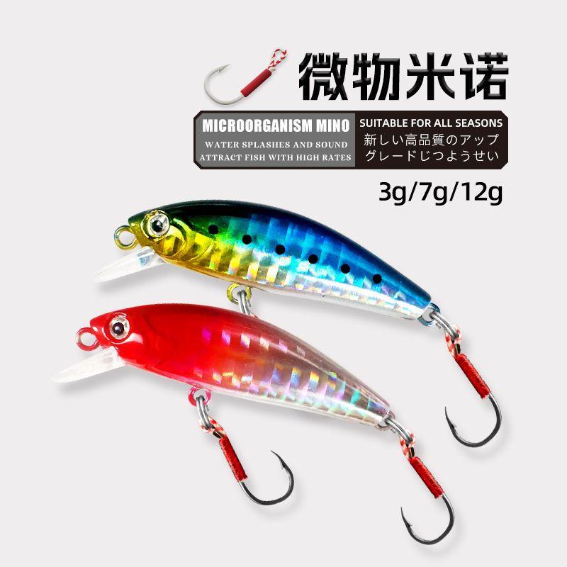 Isca flutuante Minnow contas de ruído de fundição longa mergulho isca falsa de água doce robalo robalo dedicado