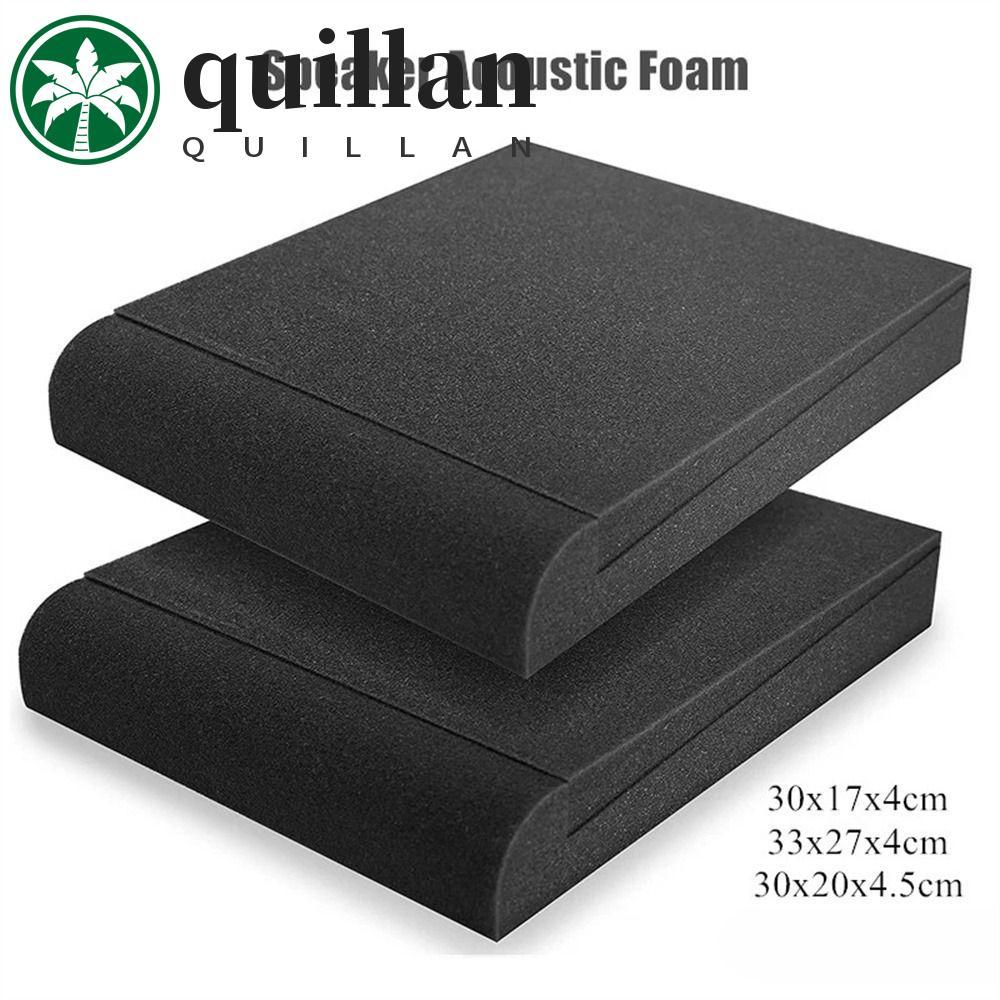 QUILLAN Alto-Falantes Esponja Painéis De Isolamento Almofadas Som Subwoofer Desktop Falante Espuma Acústica