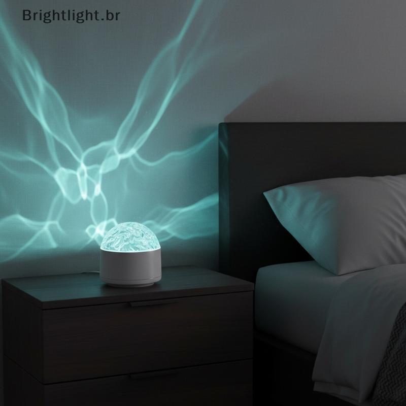 [brightlight.br] 16 Cores LED Night Light Northern Lights Projetor Controle Remoto Lâmpada Aurora Para Quarto De Criança