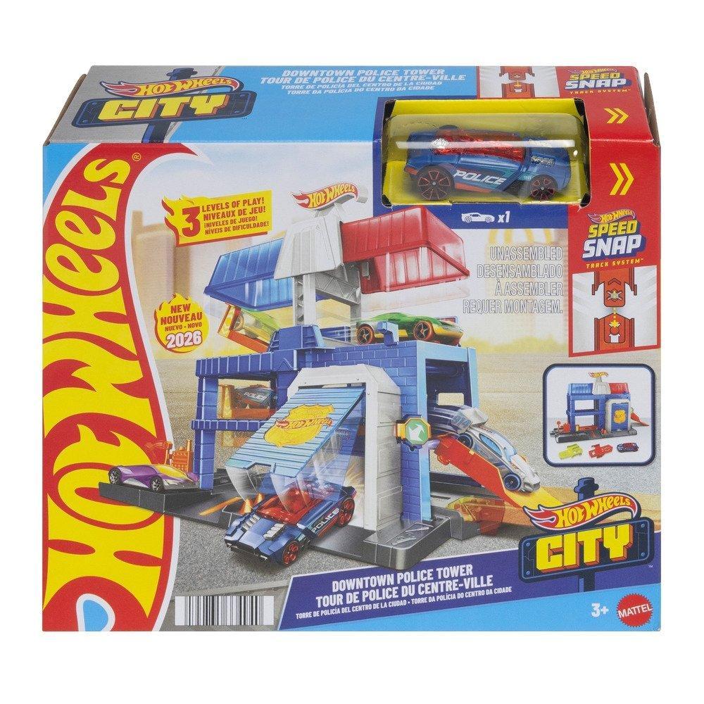Pista Hot Wheels City Torre de Polícia JHL74
