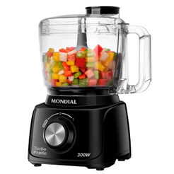 Mini Processador Mondial Turbo Pratic MP-16-B 300W 127v