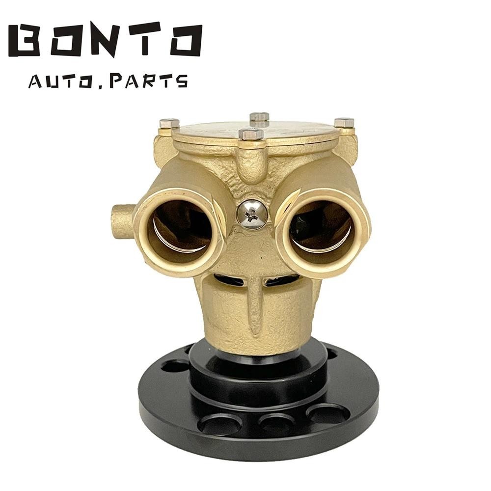 Bomba De Água Marinha Crua Montada Com Manivela BONTO Para Motores Volvo Penta OMC V8 Johnson OEM : 857451 841640 856952