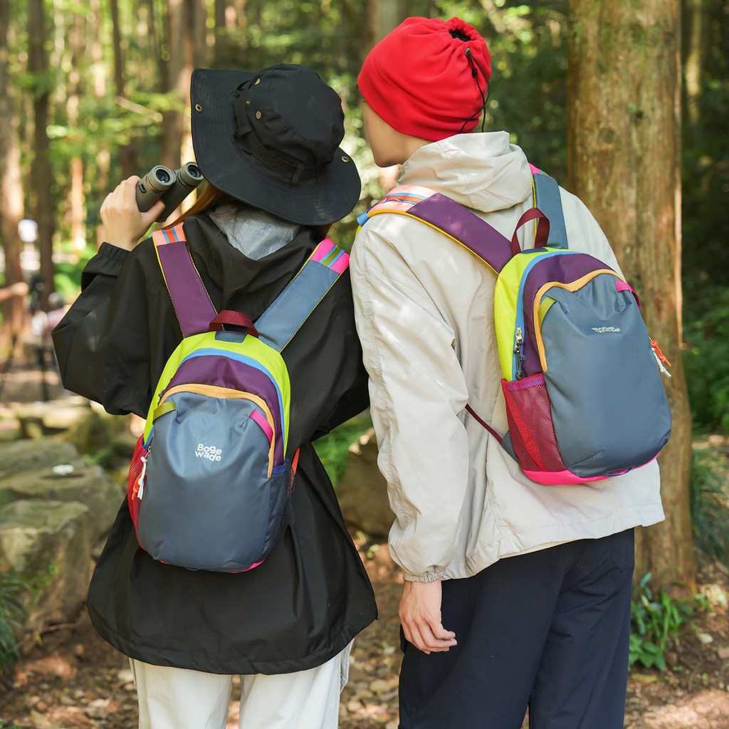 Mochila de correspondência de cores para montanhismo ao ar livre Mochila de viagem leve Mochila de lazer para estudantes