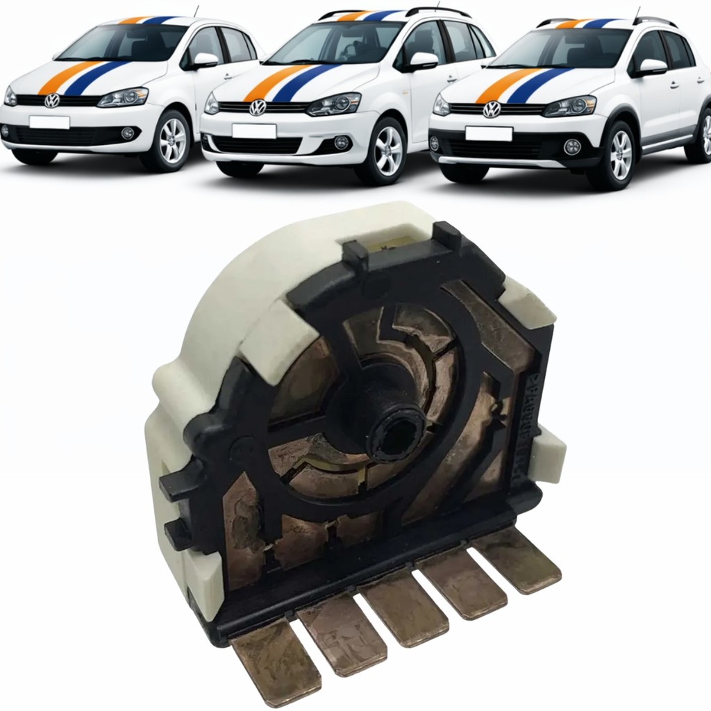 Chave seletora de Velocidade 5 Pinos Comando 5z0820045 VW Fox Crossfox
