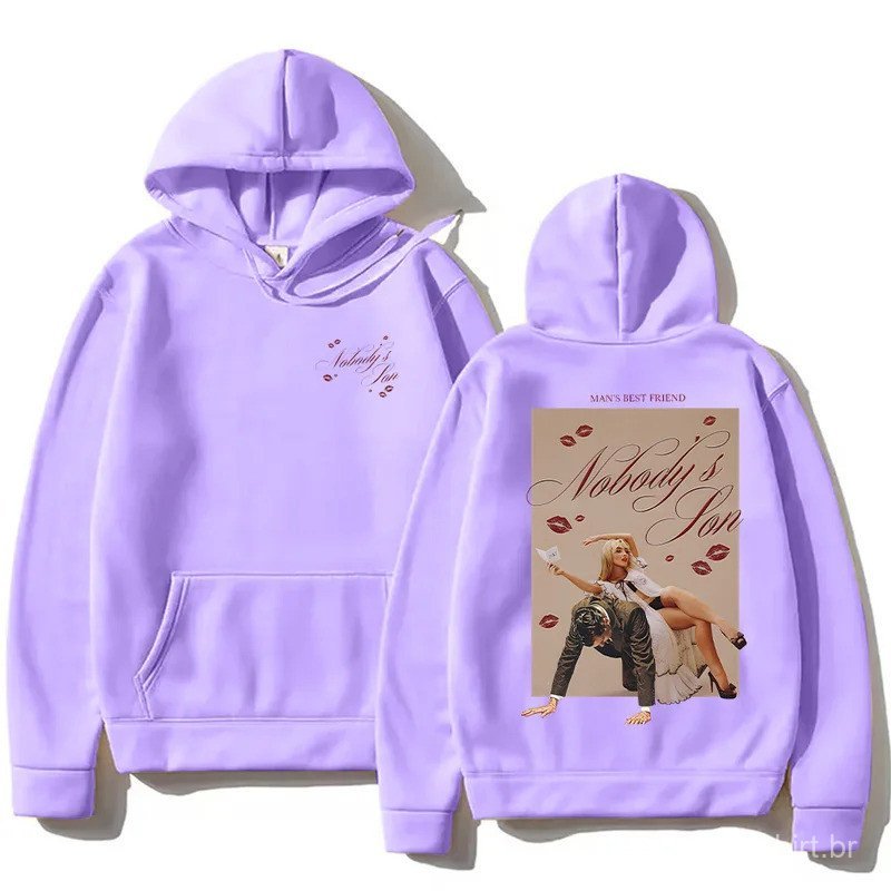 New Fashion Sabrina Carpenter Hoodies Sabrina Carpenter Nobody's Son Print Pullovers Women Men Long Sleeve Sweatshirts C