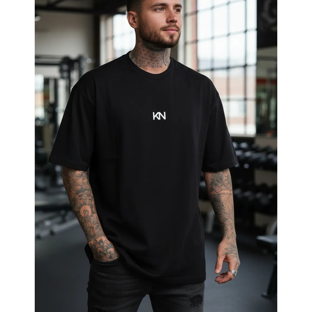 Camiseta Masculina Oversized Básica Academia Street Koenig