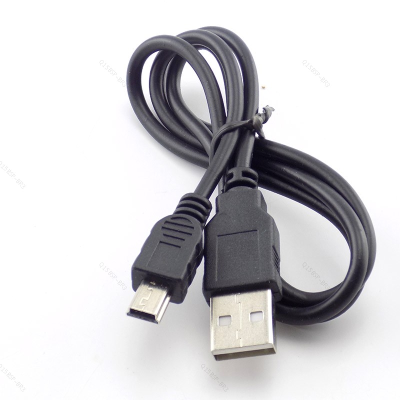 Mini USB 2.0 A Macho Para 5 Pinos B Conector Sincronização De Dados Cabo De Carregamento Adaptador Extensão Carga Fios D